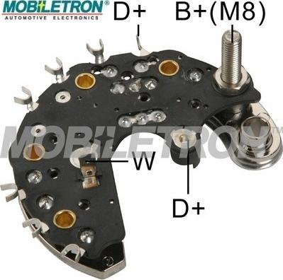 Mobiletron RP-15 - Выпрямитель, диодный мост, генератор www.autospares.lv