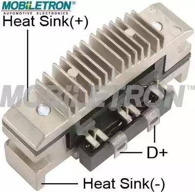 Mobiletron RU-02H - Rectifier, alternator www.autospares.lv