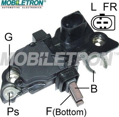 Mobiletron VR-B414 - Voltage regulator, alternator www.autospares.lv