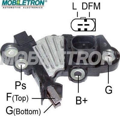 Mobiletron VR-B026 - Voltage regulator, alternator www.autospares.lv