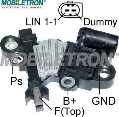 Mobiletron VR-B021 - Voltage regulator, alternator www.autospares.lv