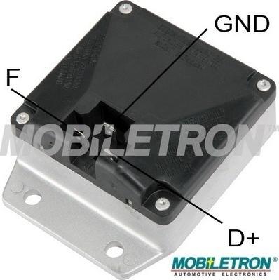 Mobiletron VR-B199-3 - Voltage regulator, alternator www.autospares.lv