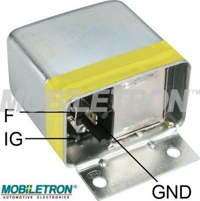 Mobiletron VR-B190 - Voltage regulator, alternator www.autospares.lv