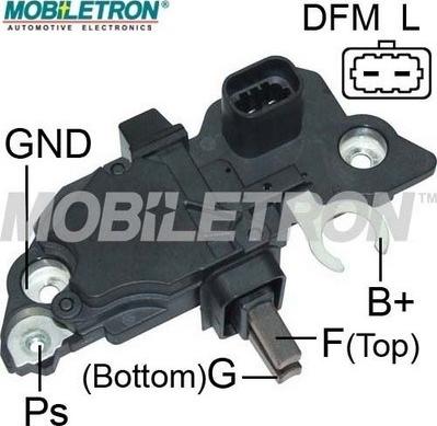 Mobiletron VR-B160 - Ģeneratora sprieguma regulators www.autospares.lv