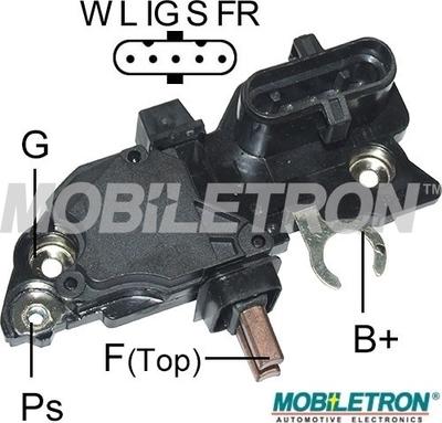 Mobiletron VR-B118B - Voltage regulator, alternator www.autospares.lv