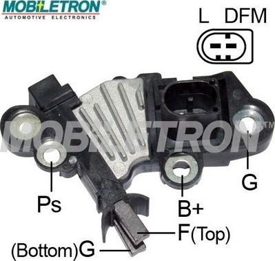 Mobiletron VR-B137 - Voltage regulator, alternator www.autospares.lv