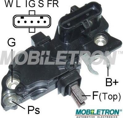 Mobiletron VR-B396 - Voltage regulator, alternator www.autospares.lv