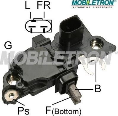 Mobiletron VR-B247 - Voltage regulator, alternator www.autospares.lv