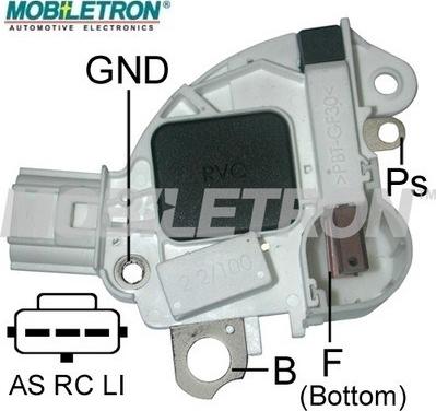 Mobiletron VR-F156 - Ģeneratora sprieguma regulators www.autospares.lv