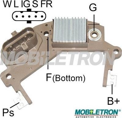 Mobiletron VR-H2009-197B - Ģeneratora sprieguma regulators www.autospares.lv