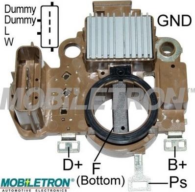 Mobiletron VR-H2009-154B - Ģeneratora sprieguma regulators www.autospares.lv