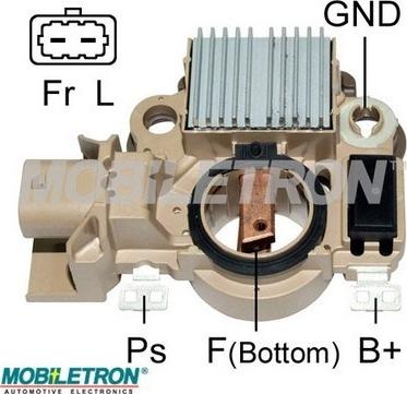 Mobiletron VR-H2009-169 - Ģeneratora sprieguma regulators www.autospares.lv