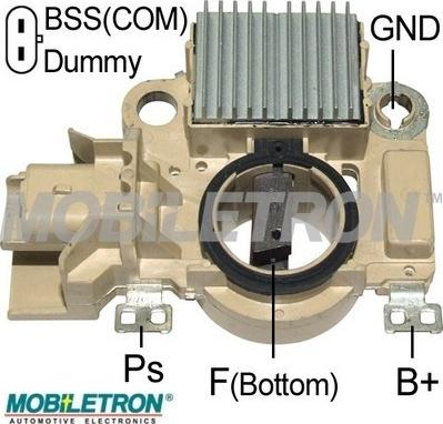 Mobiletron VR-H2009-160 - Voltage regulator, alternator www.autospares.lv