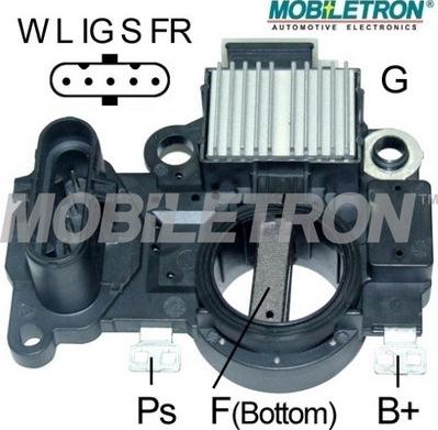 Mobiletron VR-H2009-183B - Ģeneratora sprieguma regulators autospares.lv