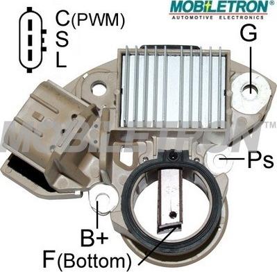 Mobiletron VR-H2009-130 - Ģeneratora sprieguma regulators www.autospares.lv