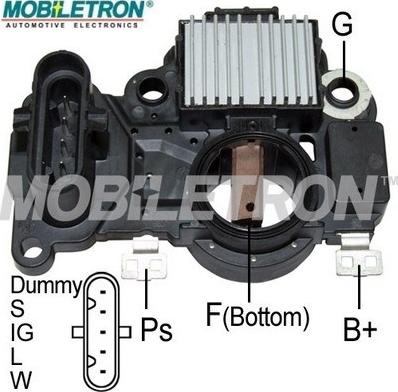 Mobiletron VR-H2009-125B - Ģeneratora sprieguma regulators www.autospares.lv