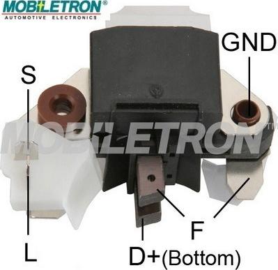 Mobiletron VR-H2009-3 - Voltage regulator, alternator www.autospares.lv