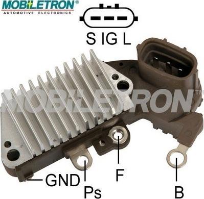 Mobiletron VR-H2005-46A - Ģeneratora sprieguma regulators www.autospares.lv