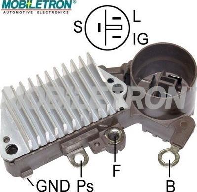 Mobiletron VR-H2005-4A - Ģeneratora sprieguma regulators autospares.lv