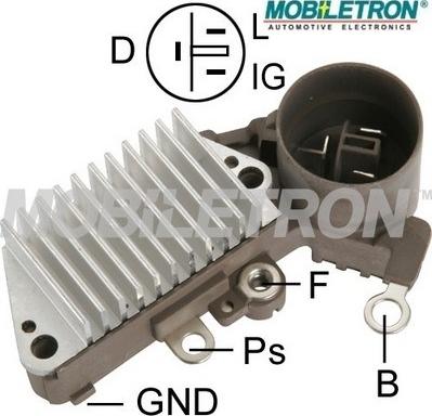 Mobiletron VR-H2005-5H - Ģeneratora sprieguma regulators www.autospares.lv