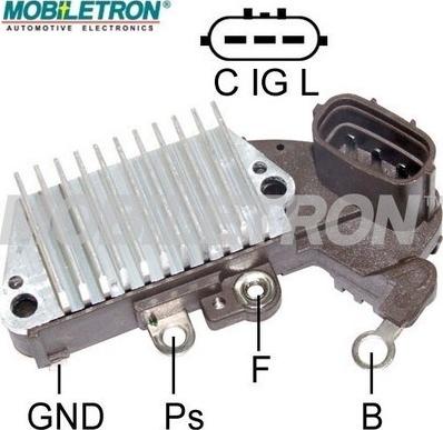 Mobiletron VR-H2005-77 - Ģeneratora sprieguma regulators www.autospares.lv