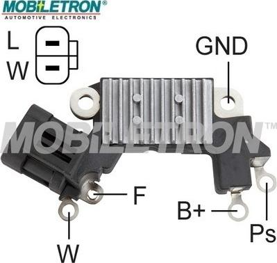 Mobiletron VR-H2000-53 - Voltage regulator, alternator www.autospares.lv