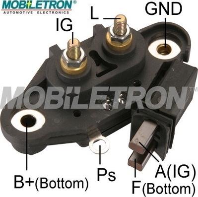 Mobiletron VR-PR1667 - Ģeneratora sprieguma regulators www.autospares.lv