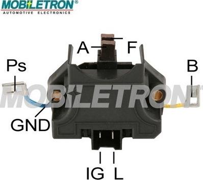 Mobiletron VR-PR126 - Voltage regulator, alternator www.autospares.lv