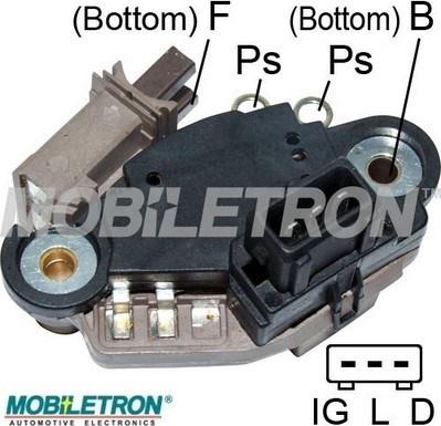 Mobiletron VR-PR3617H - Voltage regulator, alternator www.autospares.lv