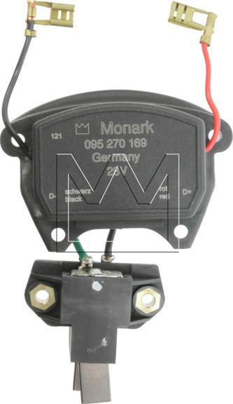 Monark 095270169 - Voltage regulator, alternator www.autospares.lv