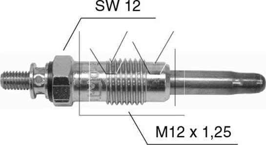 Monark 090 506 039 - Kvēlsvece autospares.lv