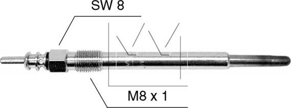 Monark 090508002 - Glow Plug www.autospares.lv