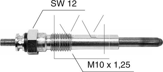 Monark 090 507 008 - Kvēlsvece www.autospares.lv