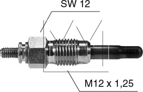 Monark 090 507 010 - Kvēlsvece www.autospares.lv