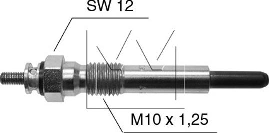 Monark 090507089 - Kvēlsvece autospares.lv