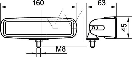 Monark 098174205 - Darba gaismas lukturis www.autospares.lv