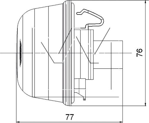 Monark 098223008 - Pagrieziena signāla lukturis www.autospares.lv