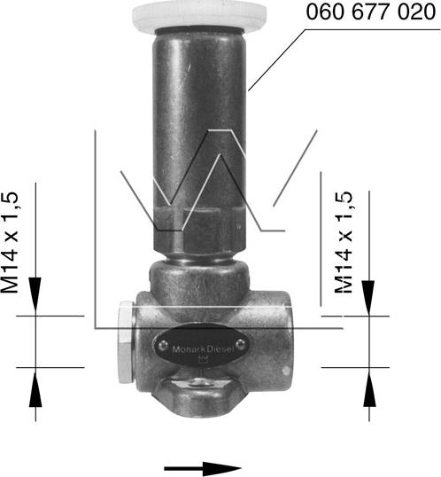 Monark 042066007 - Sūknis, Degvielas padeves sistēma www.autospares.lv