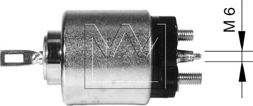 Monark 083303086 - Solenoid Switch, starter www.autospares.lv