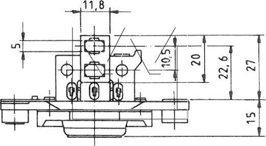 Monark 082 966 021 - Ģeneratora sprieguma regulators www.autospares.lv