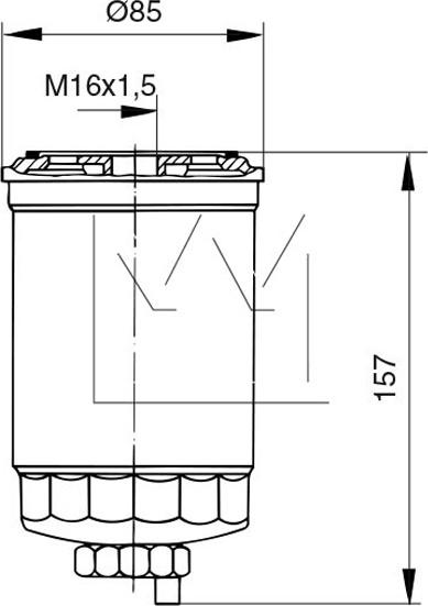 Monark 030789106 - Топливный фильтр www.autospares.lv