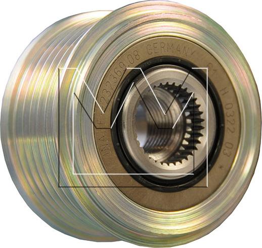 Monark 288658907 - Pulley, alternator, freewheel clutch www.autospares.lv