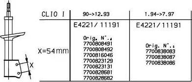 Monroe E4221 - Амортизатор www.autospares.lv