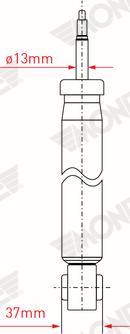 Monroe G1057 - Amortizators autospares.lv