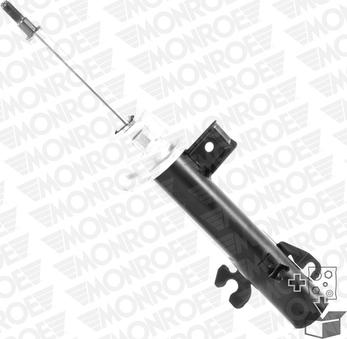 Monroe 742049SP - Amortizators www.autospares.lv