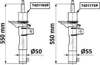 Monroe 742117SP - Amortizators www.autospares.lv