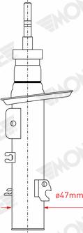 Monroe 742182SP - Amortizators www.autospares.lv