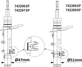 Monroe 742209SP - Amortizators www.autospares.lv