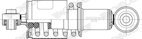 Monroe CB0286 - Demferis, Kabīnes stiprinājums www.autospares.lv