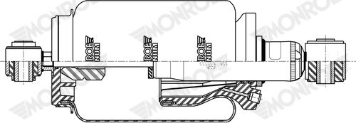 Monroe CB0280 - Demferis, Kabīnes stiprinājums www.autospares.lv